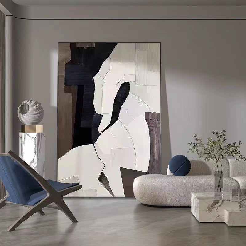 Handcrafted Abstract Painting Minimalist Wall Art For Homedecor MA1014