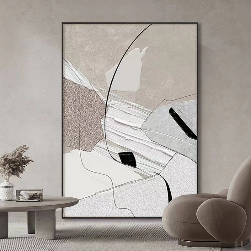 Handcrafted Abstract Painting Minimalist Wall Art For Homedecor MA1015