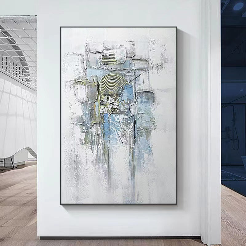 Handcrafted Abstract Painting Minimalist Wall Art For Homedecor MA1019