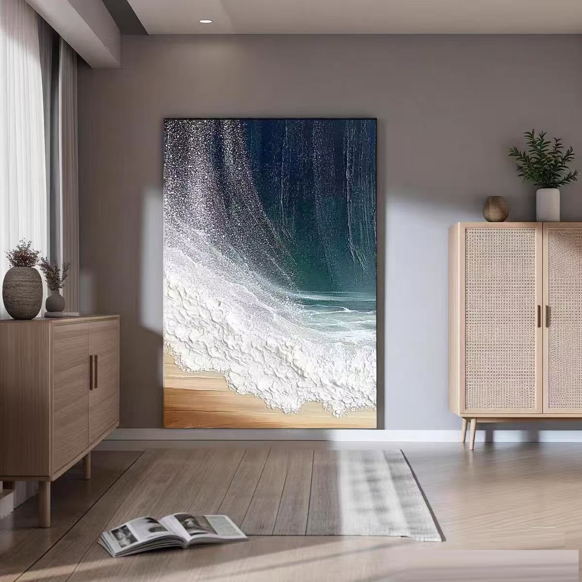 Handcrafted Abstract Painting Fine WallArt For Homedecor MA1020