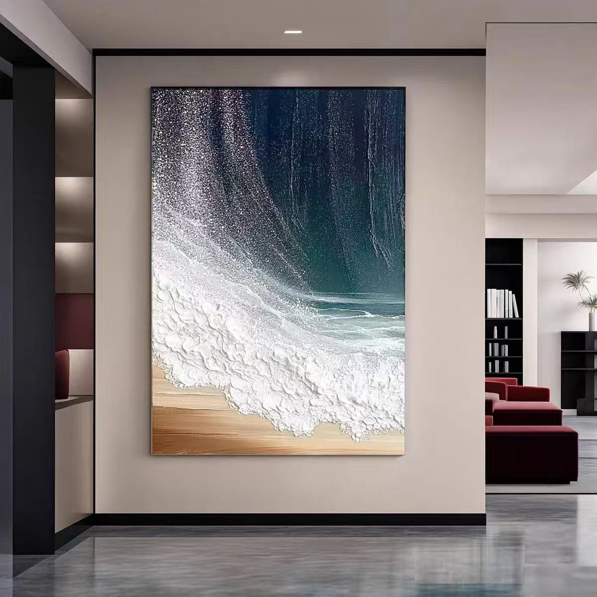 Handcrafted Abstract Painting Fine WallArt For Homedecor MA1020