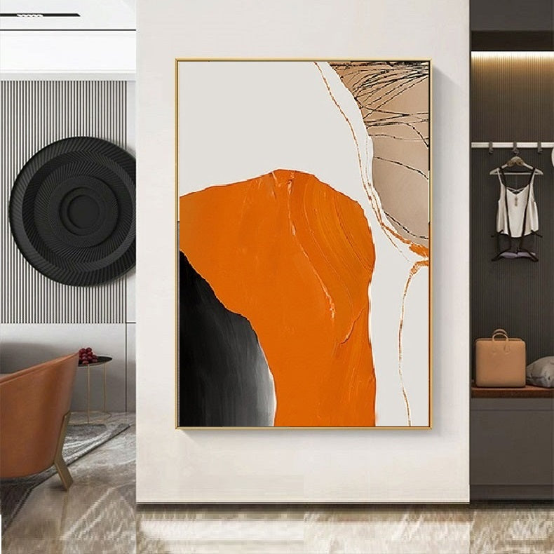 Handcrafted Abstract Painting Minimalist Wall Art For Homedecor MA1020A
