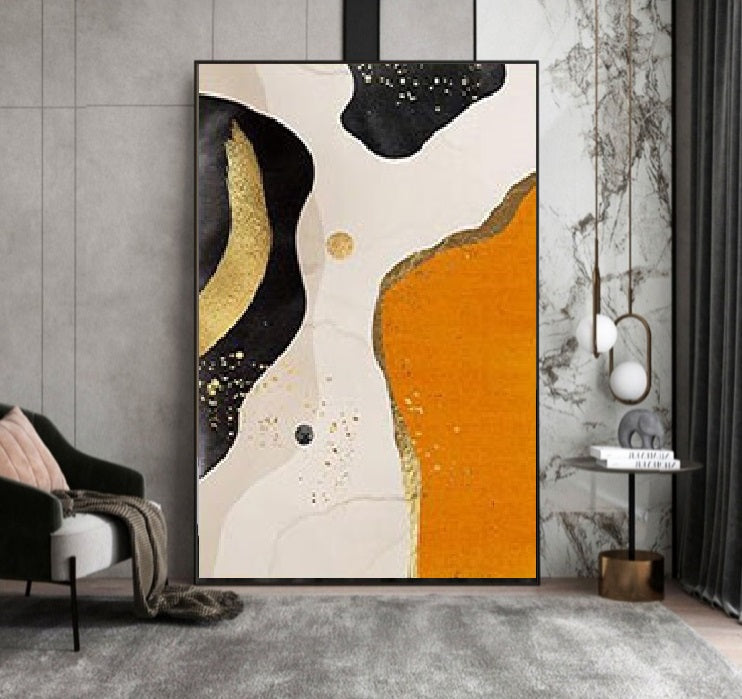 Handcrafted Abstract Painting Minimalist Wall Art For Homedecor MA1027A