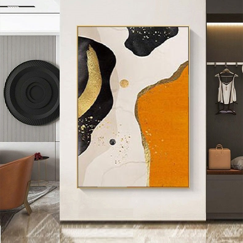 Handcrafted Abstract Painting Minimalist Wall Art For Homedecor MA1027A