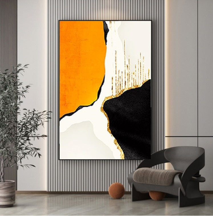 Handcrafted Abstract Painting Minimalist Wall Art For Homedecor MA1028A