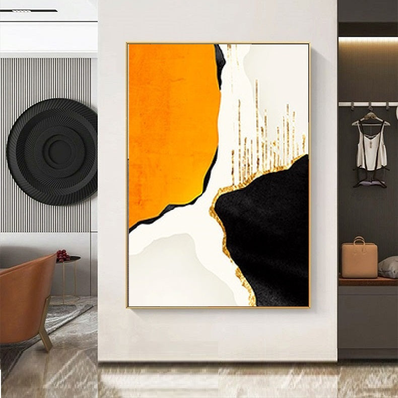 Handcrafted Abstract Painting Minimalist Wall Art For Homedecor MA1028A
