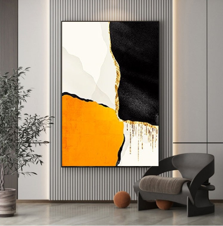 Handcrafted Abstract Painting Minimalist Wall Art For Homedecor MA1028C