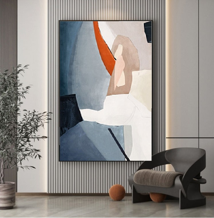 Handcrafted Abstract Painting Minimalist Wall Art For Homedecor MA1029A