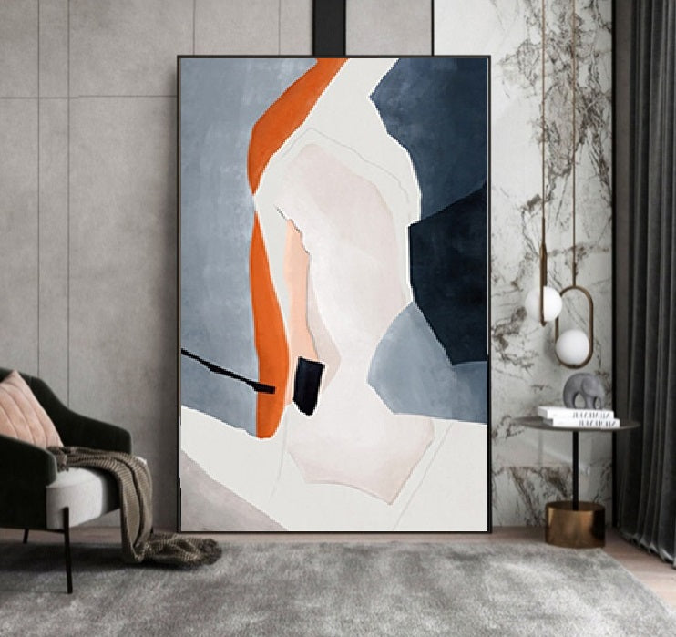 Handcrafted Abstract Painting Minimalist Wall Art For Homedecor MA1029C
