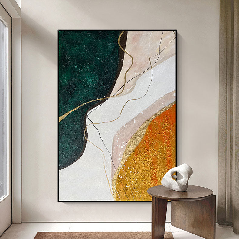 Handcrafted Abstract Painting Minimalist Wall Art For Homedecor MA1030