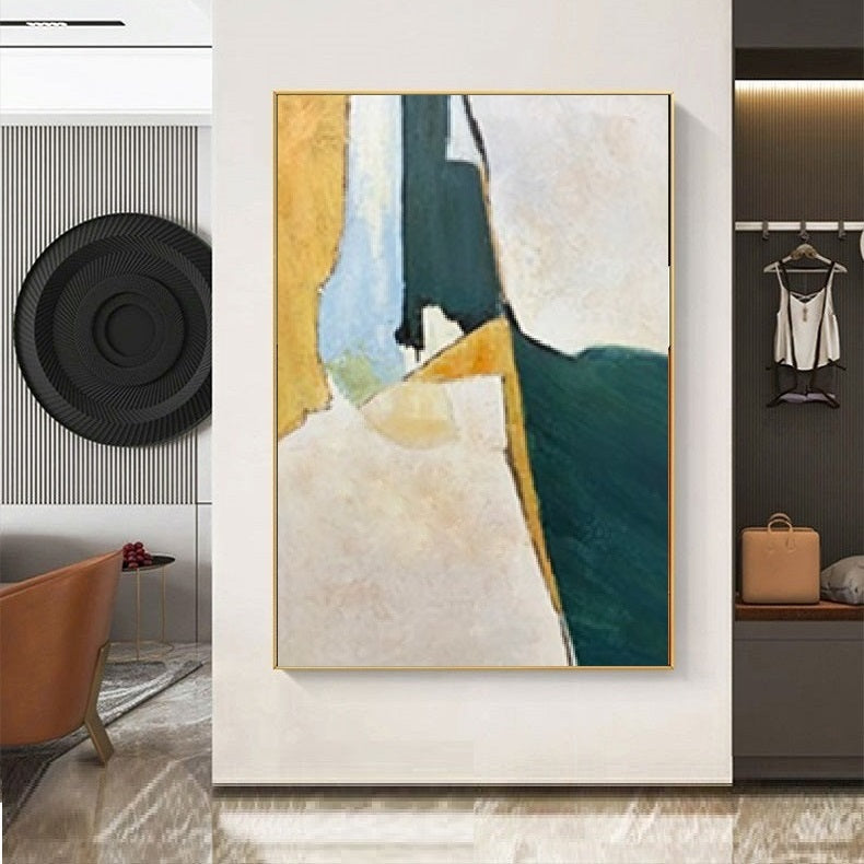 Handcrafted Abstract Painting Minimalist Wall Art For Homedecor MA1031A