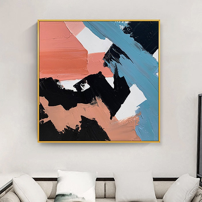 Handcrafted Abstract Painting Fine Art For Homedecor MA1038