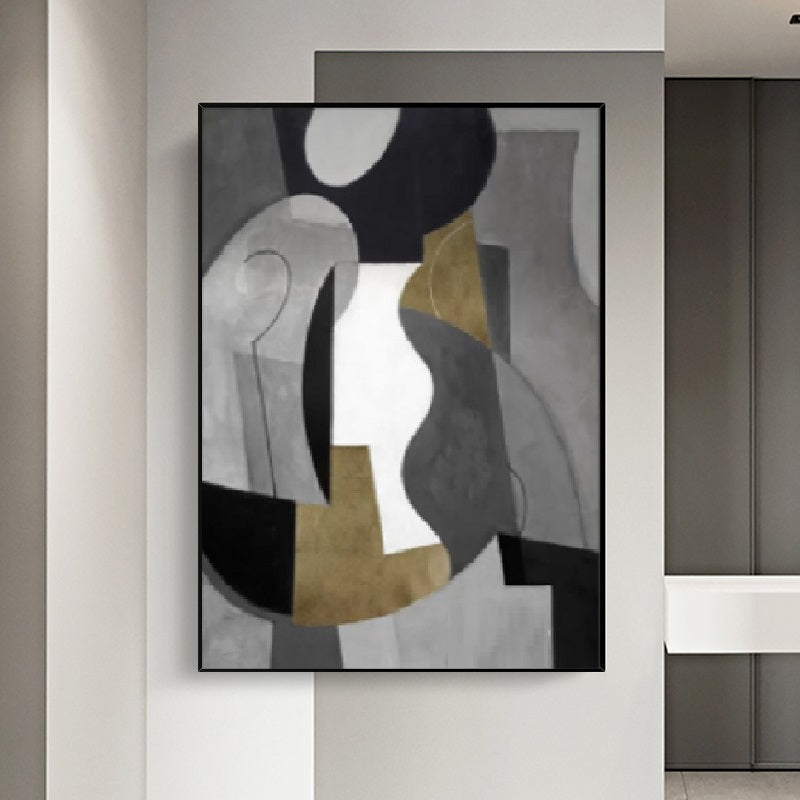 Handcrafted Abstract Painting Minimalist Wall Art For Homedecor MA1046A