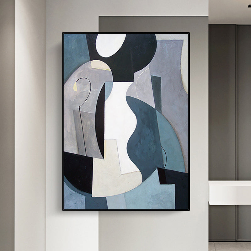 Handcrafted Abstract Painting Minimalist Wall Art For Homedecor MA1046B