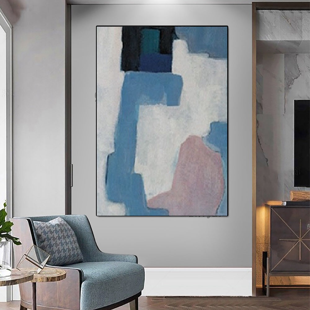 Handcrafted Abstract Painting Minimalist Wall Art For Homedecor MA1049C