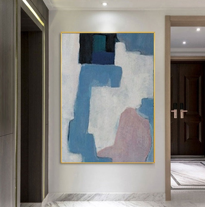 Handcrafted Abstract Painting Minimalist Wall Art For Homedecor MA1049C