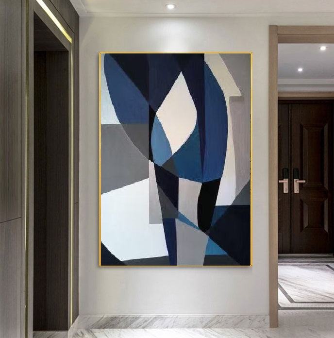 Handcrafted Abstract Painting Minimalist Wall Art For Homedecor MA1052