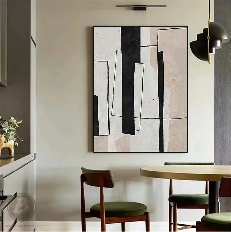Handcrafted Abstract Painting Minimalist Wall Art For Home decor MA1064