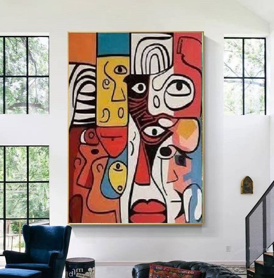 Handcrafted Oil Paintings Acrylic paintings On Canvas Abstract paintings Wall Art MA1085