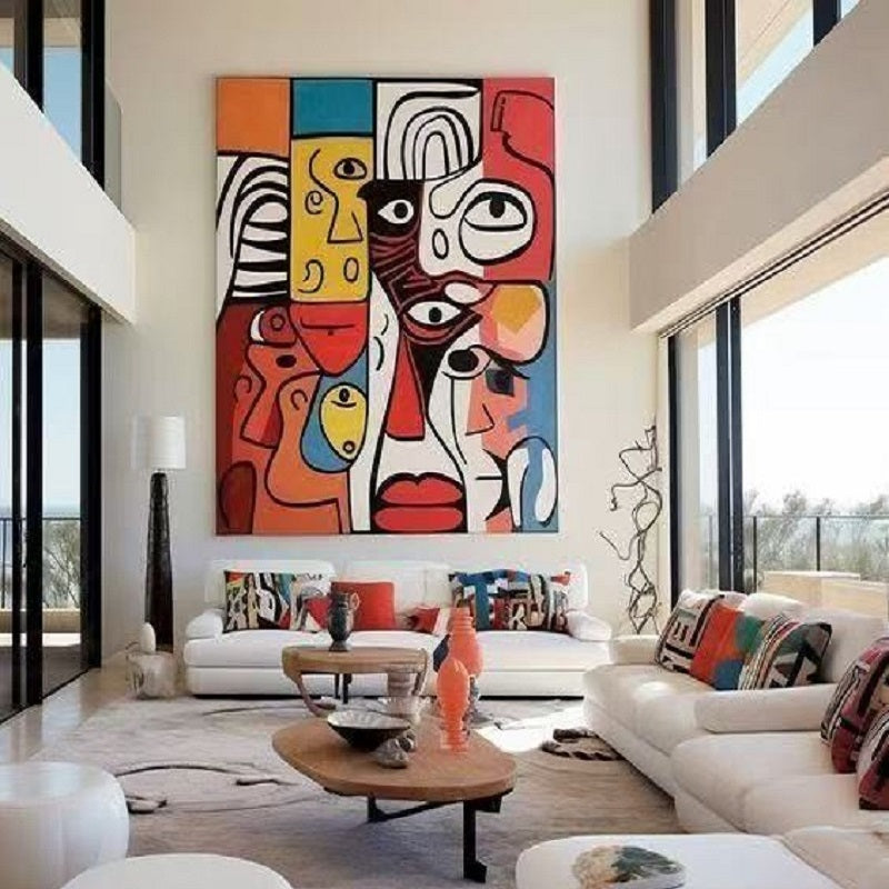 Handcrafted Oil Paintings Acrylic paintings On Canvas Abstract paintings Wall Art MA1085