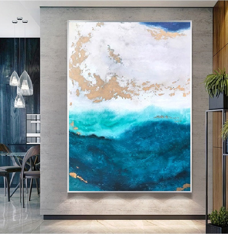 Handcrafted Abstract Painting Fine Art For Homedecor MA1086B