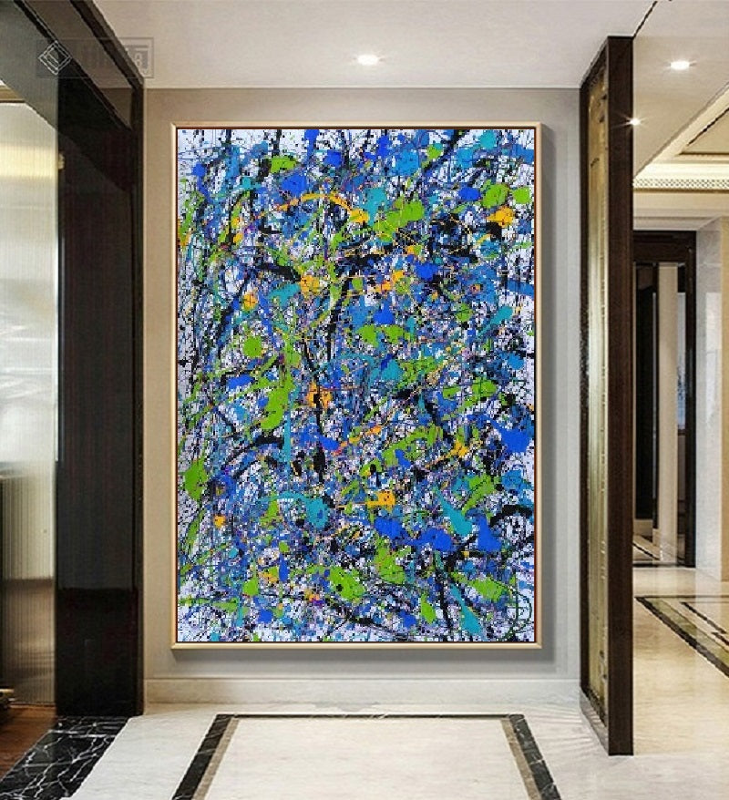 Handcrafted Abstract Painting Fine Art For Homedecor MA1117B
