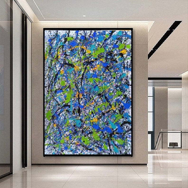 Handcrafted Abstract Painting Fine Art For Homedecor MA1117B