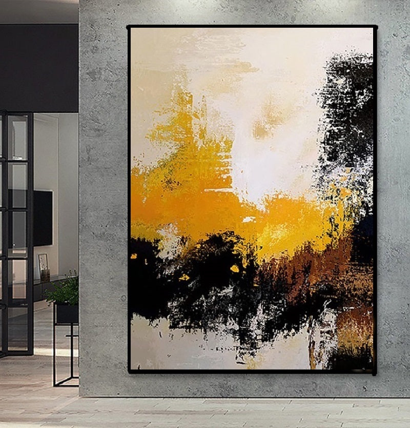 Handcrafted Abstract Painting Fine Art For Homedecor MA1124A