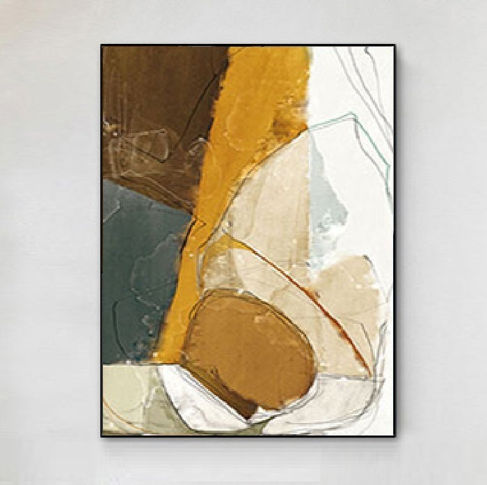 Handcrafted Abstract Painting Fine Art For Homedecor MA1130B