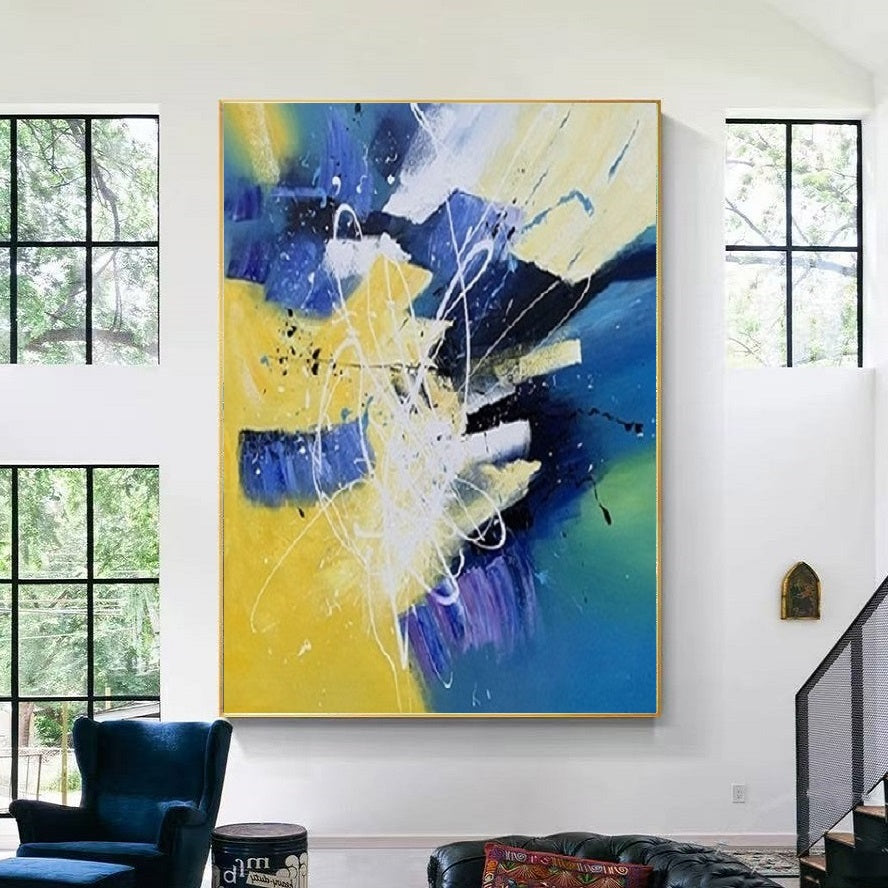 Handcrafted Abstract Painting Fine Art For Homedecor MA1133A