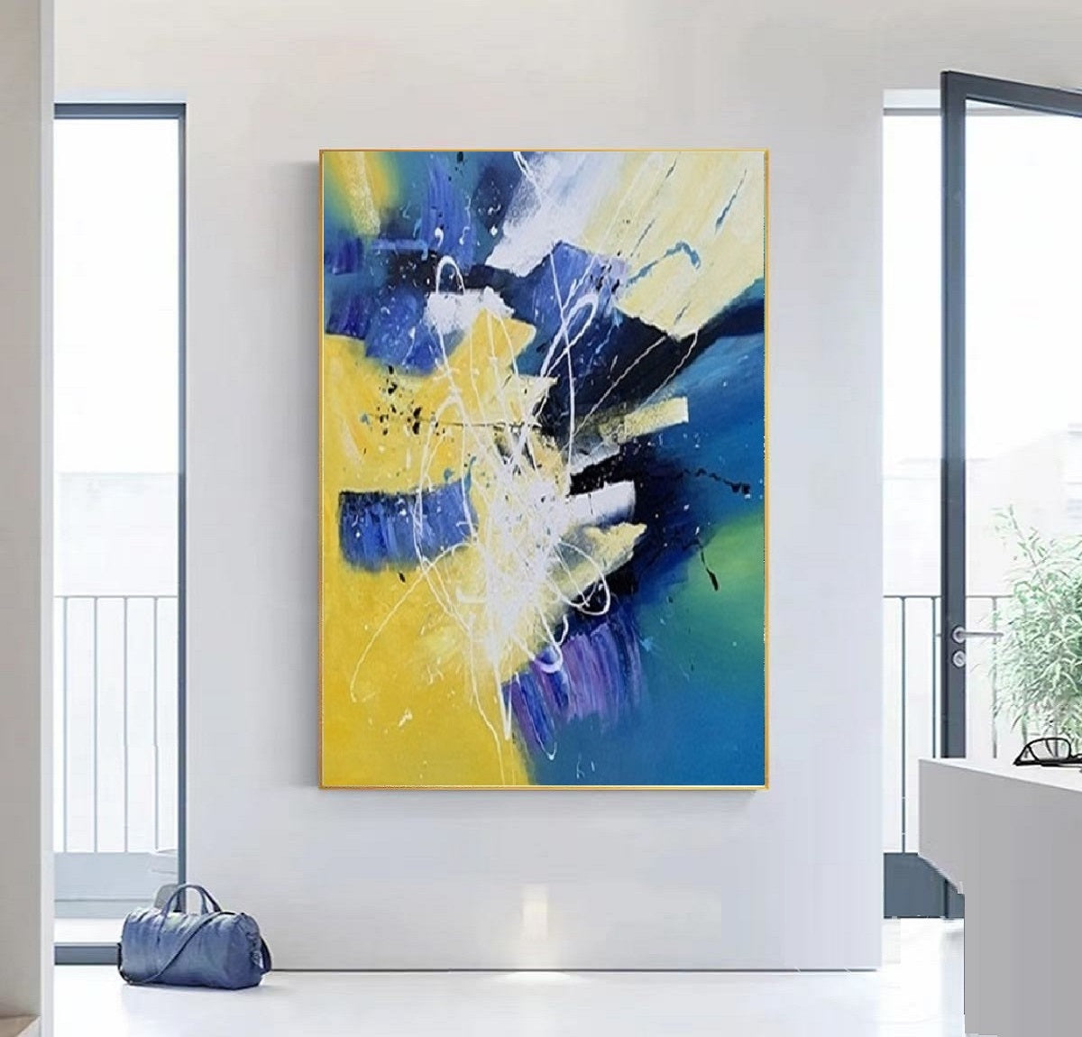 Handcrafted Abstract Painting Fine Art For Homedecor MA1133A