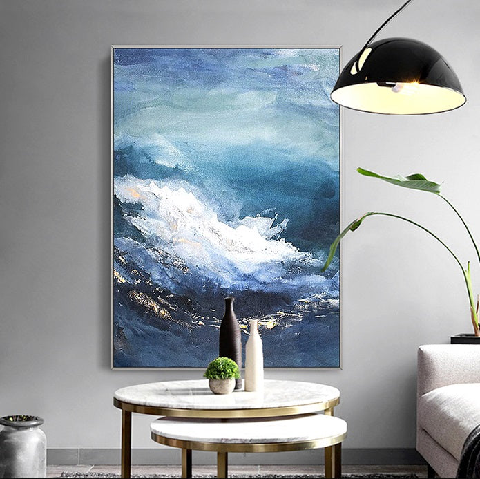 Handcrafted Abstract Painting Fine Art For Homedecor MA1135