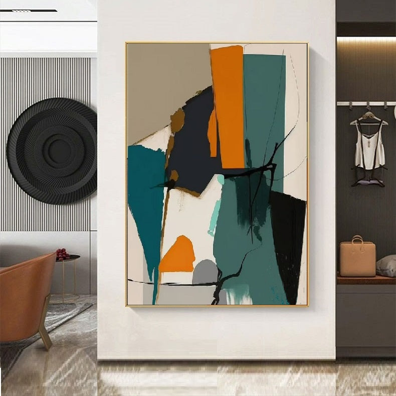 Handcrafted Abstract Painting Fine Art For Homedecor MA1136A