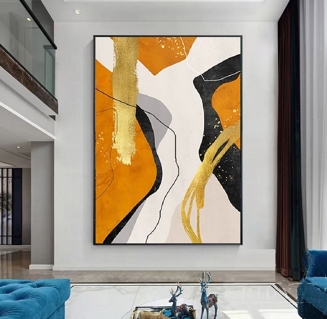 Handcrafted Abstract Painting Fine Art For Homedecor MA1138A