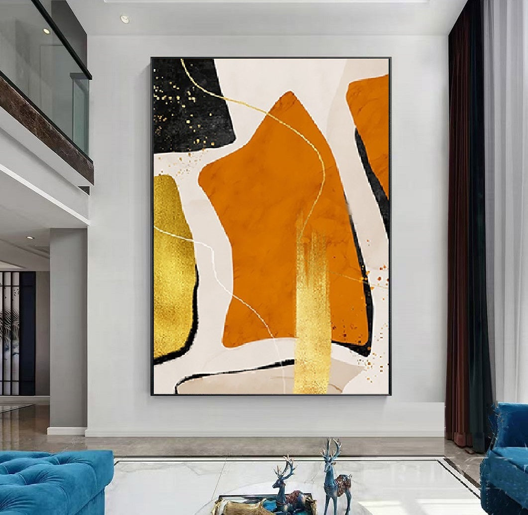Handcrafted Abstract Painting Fine Art For Homedecor MA1138D