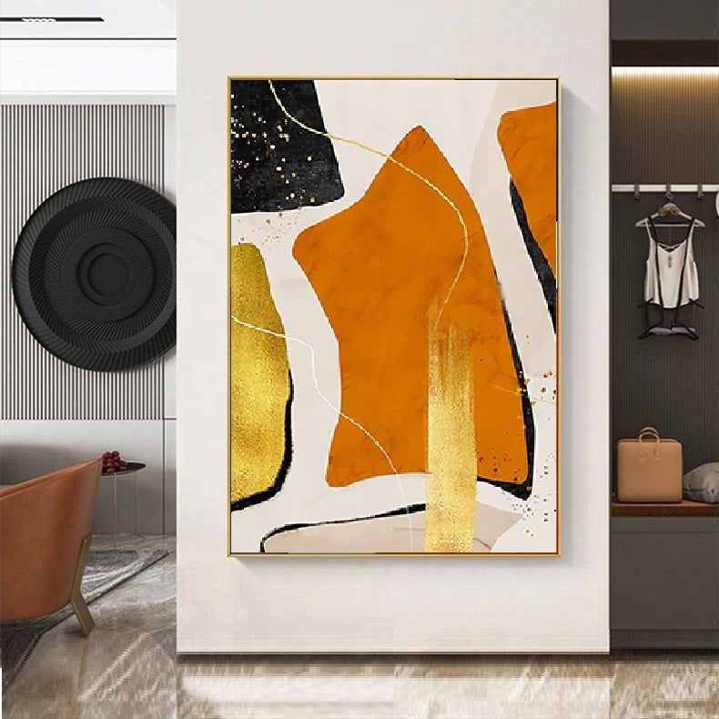 Handcrafted Abstract Painting Fine Art For Homedecor MA1138D