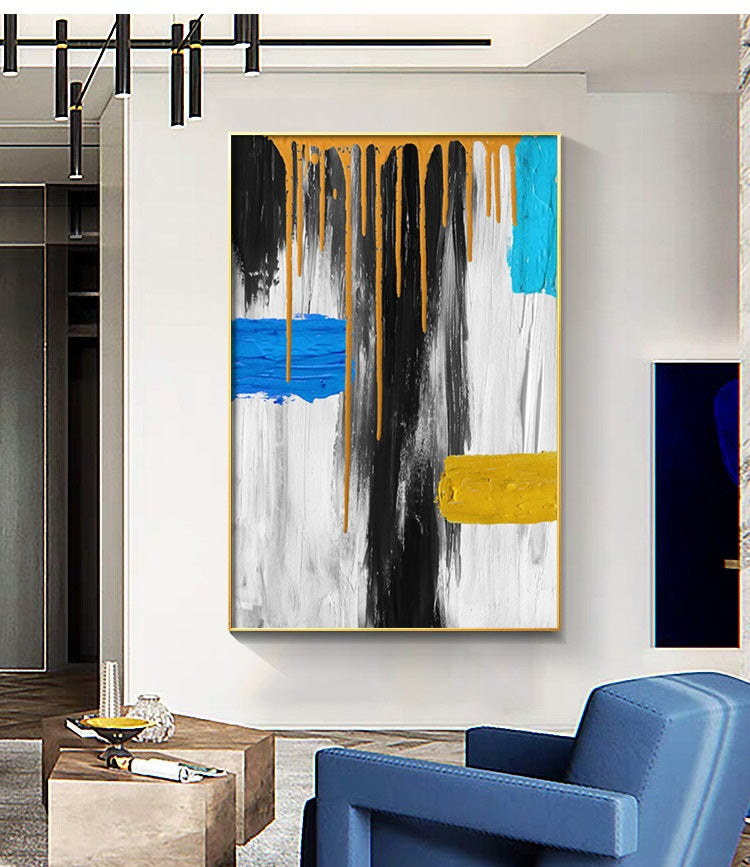 Handcrafted Abstract Painting Fine Art For Homedecor MA1140