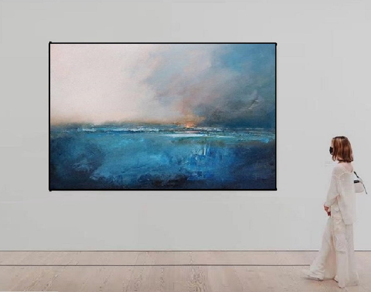 Handcrafted Abstract Painting Fine Art For Homedecor MA1144