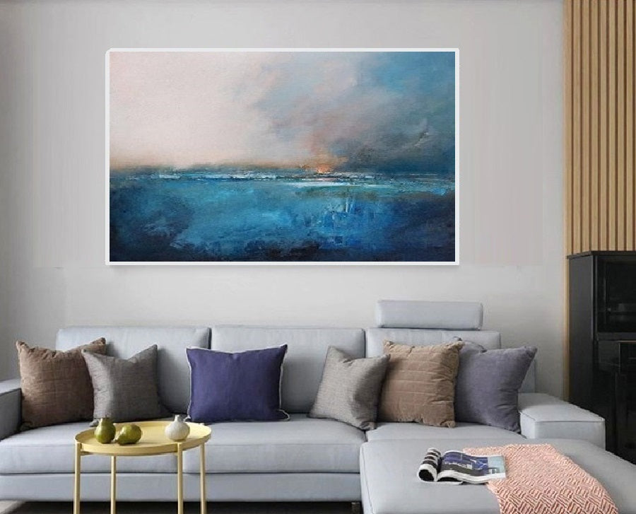 Handcrafted Abstract Painting Fine Art For Homedecor MA1144
