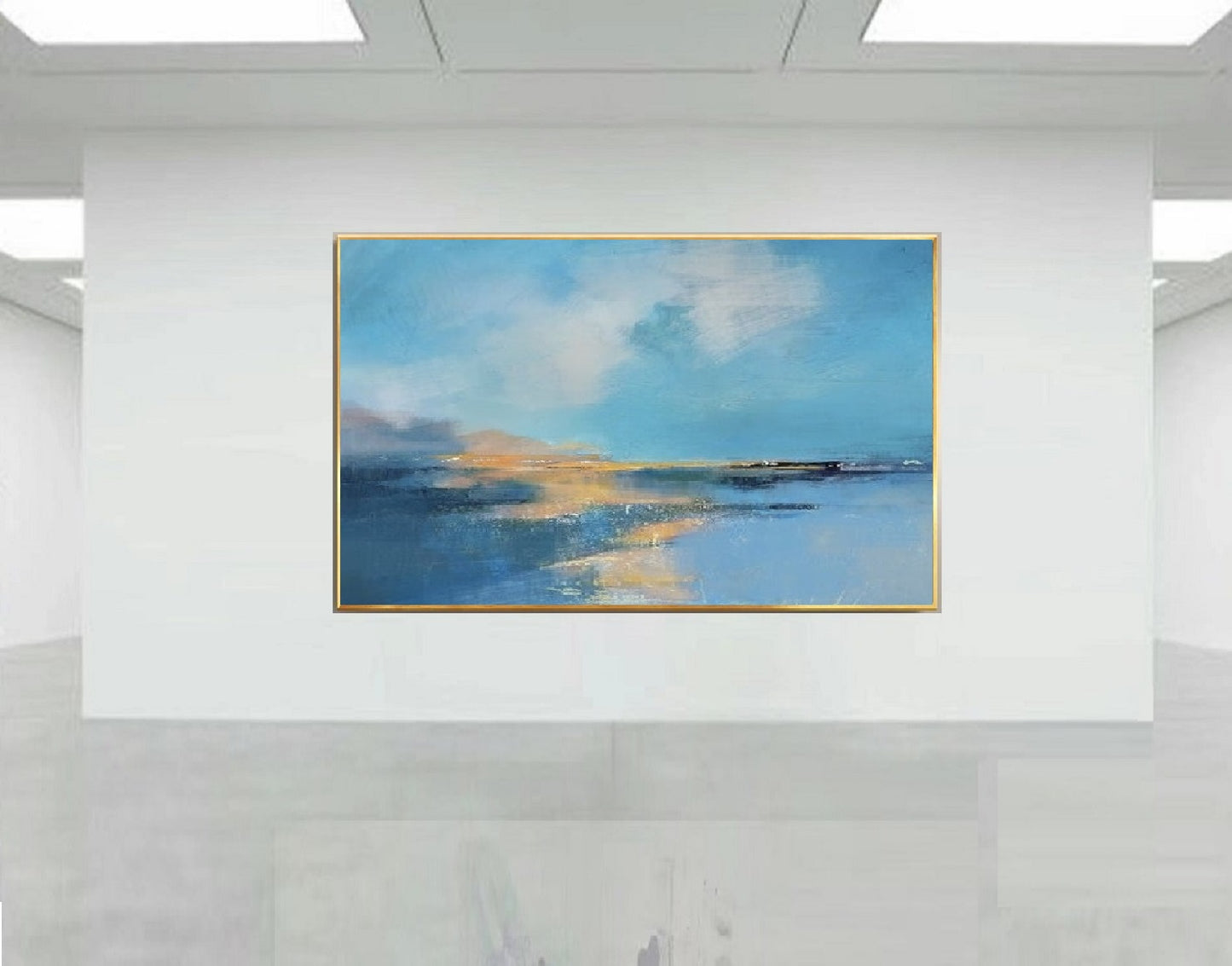 Handcrafted Abstract Painting Fine Art For Homedecor MA1145
