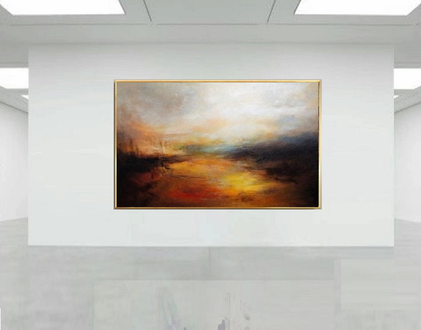 Handcrafted Abstract Painting Fine Art For Homedecor MA1147