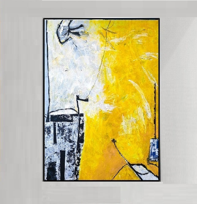 Handcrafted Abstract Painting Fine Art For Homedecor MA1154A