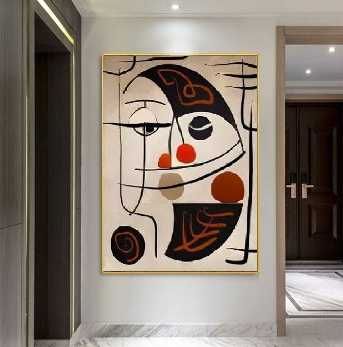 Handcrafted Abstract Painting Fine Art For Homedecor MA1166
