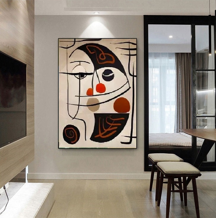 Handcrafted Abstract Painting Fine Art For Homedecor MA1166