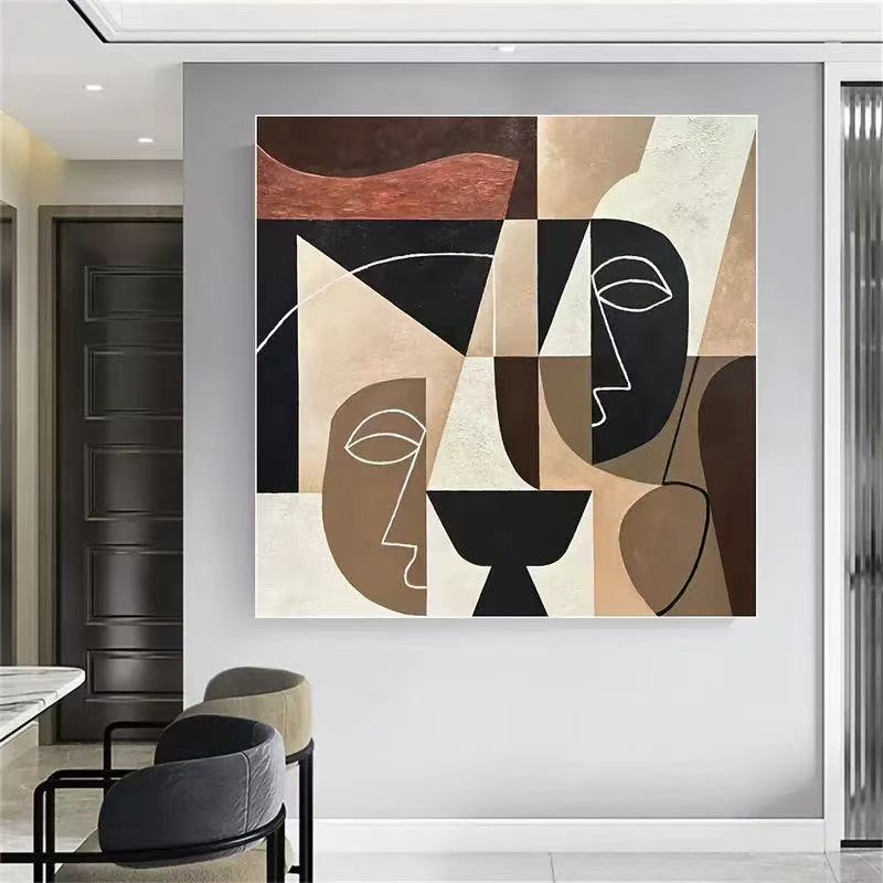 Handcrafted Abstract Painting Fine Art For Homedecor MA1167