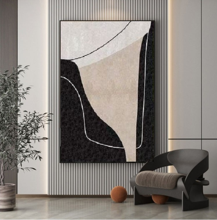 Handcrafted Abstract Painting Fine Art For Homedecor MA1171B