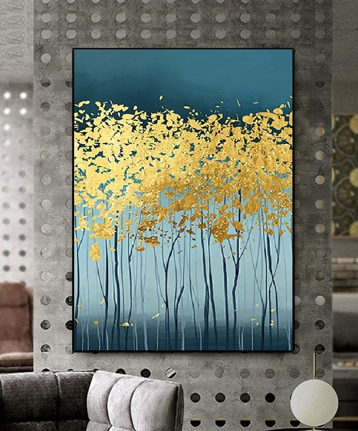 Handcrafted Abstract Painting Fine Art For Homedecor MA1174