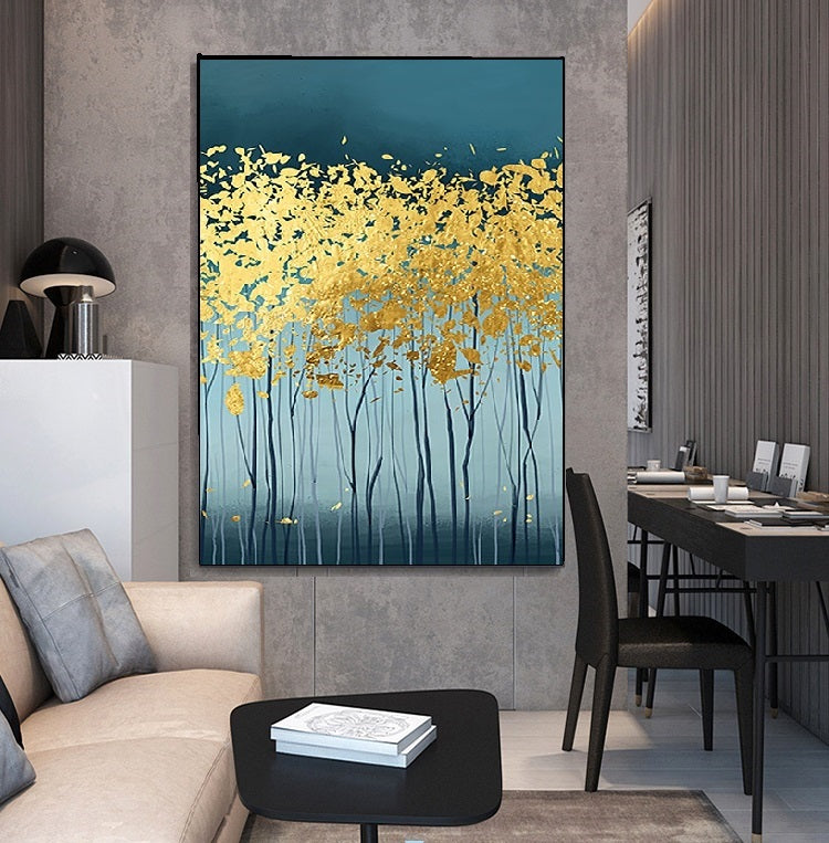 Handcrafted Abstract Painting Fine Art For Homedecor MA1174