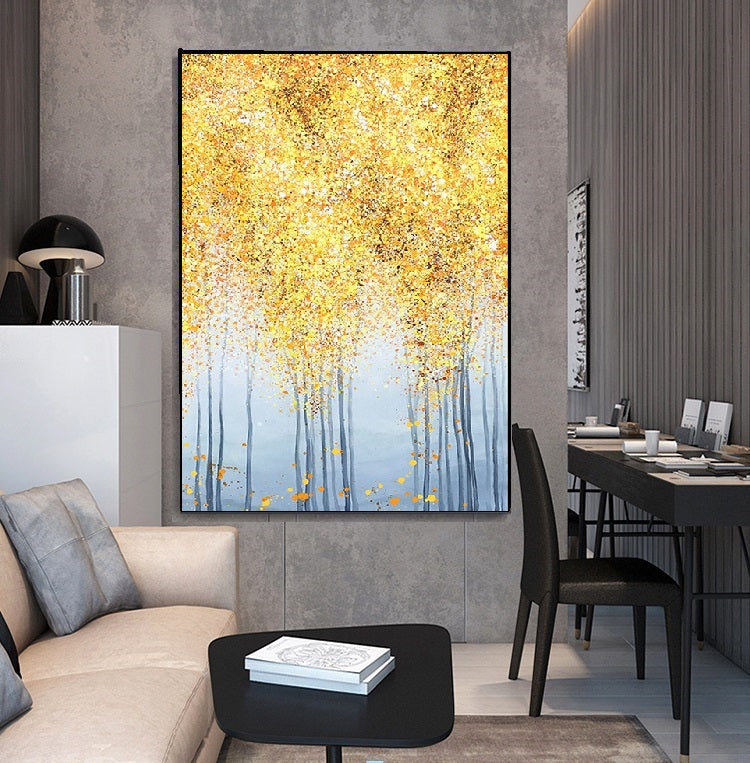 Handcrafted Abstract Painting Fine Art For Homedecor MA1175