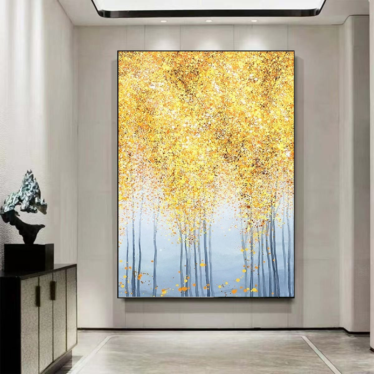 Handcrafted Abstract Painting Fine Art For Homedecor MA1175